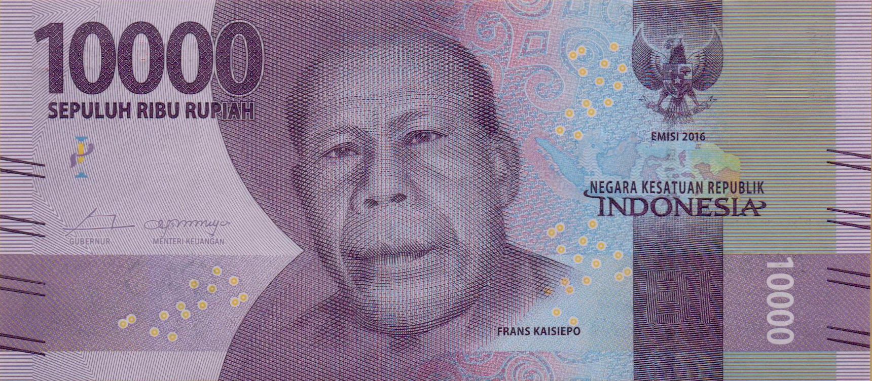 Indonesia 10000 2017 UNC P-157/b